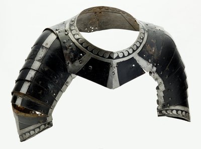 Almain Yaka, c.1580 (modern deri ile boyanmış çelik) by North German School