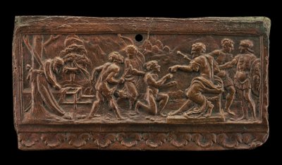 Babalarının Cesedi ile Üç Oğul by North Italian 15th or 16th Century