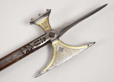 Pollaxe, 15. yüzyılın sonları (çelik, pirinç ve dişbudak ağacı) by Northern European School