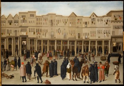 Lizbon#39;da Şehir Manzarası (tuval üzerine yağlıboya) by Northern European School