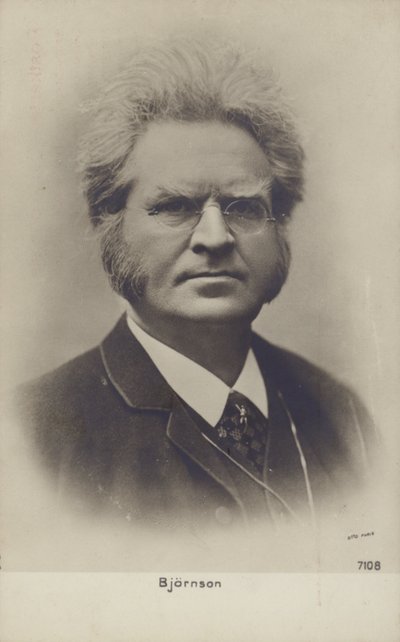 Bjornstjerne Bjornson (1832-1910), Norveçli Nobel ödüllü yazar by Norwegian Photographer