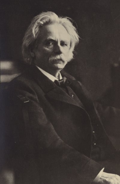 Edvard Grieg, Norveçli besteci ve piyanist (1843-1907) by Norwegian Photographer
