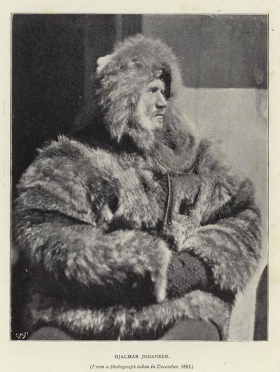 Hjalmar Johansen (s / b fotoğraf) by Norwegian Photographer