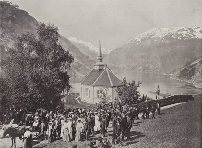 Merok, Geiranger (s / b fotoğraf) by Norwegian Photographer