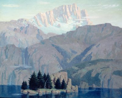 Güneşi Kehanet, c.1920 (gemideki petrol) by Norwood MacGilvary
