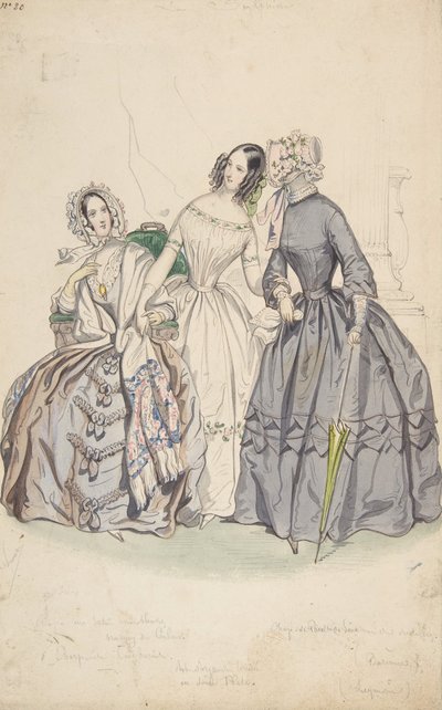 Kostüm Tasarımı, 1836-37. by Numa Bassaget