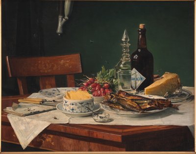 bir kahvaltı masası by O.A. Hermansen