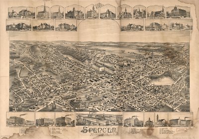 Spencer, Massachusetts, 1892. by O.H. Bailey and Co.