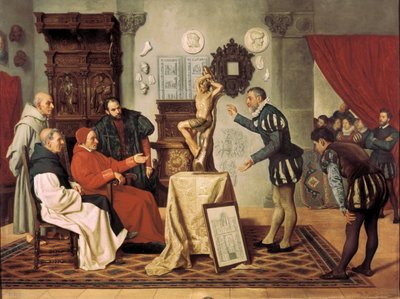 Ressam Alonso Berruguete (1480-1561) Kardinal Juan Pardo de Tavera