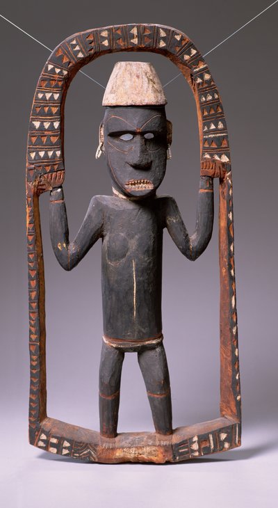 Kano Evinden Figür, Solomon Adaları (ahşap) by Oceanic
