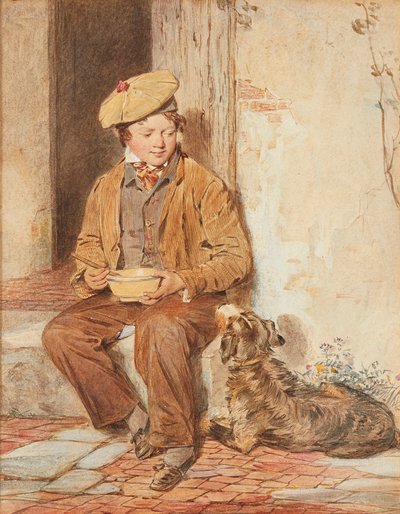 Hurda Dilenmek (suluboya) by Octavius Oakley