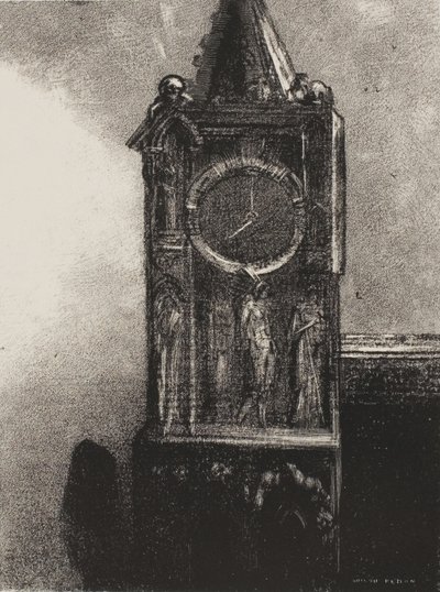 Jüri Üyesinden Kulede Bir Çan Çalıyordu by Odilon Redon