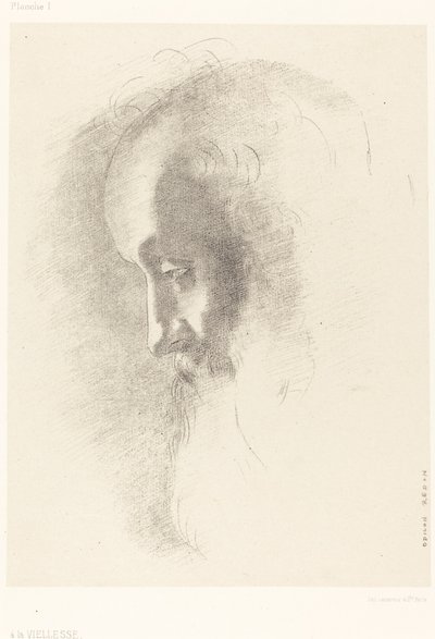 yaşlılığa by Odilon Redon