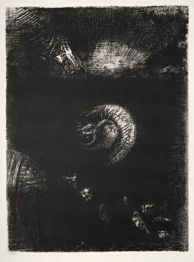 Ve Her Türlü Korkunç Yaratık Ortaya Çıkıyor by Odilon Redon