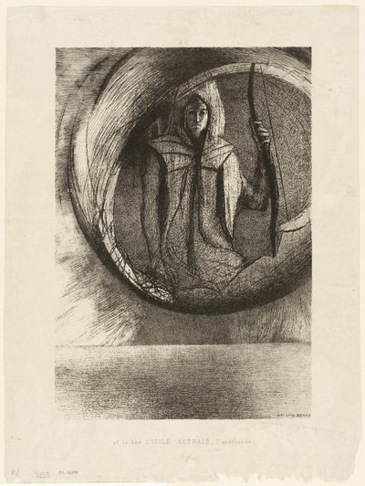 Ve Ötesi, Astral Idol, Apotheosis, plaka 2/6 by Odilon Redon