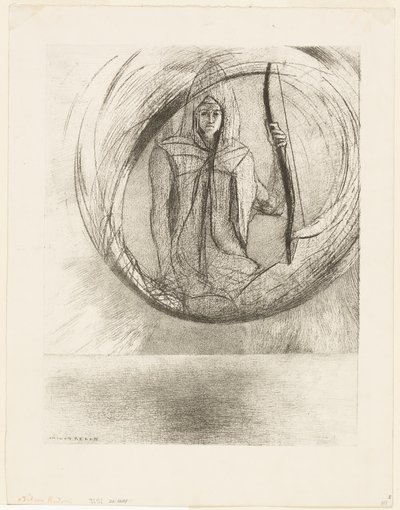 Ve Ötesi, Astral Idol, Apotheosis, plaka 2/6 by Odilon Redon