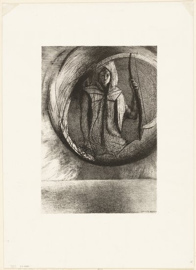 Ve Ötesi, Astral Idol, Apotheosis, plaka 2/6 by Odilon Redon