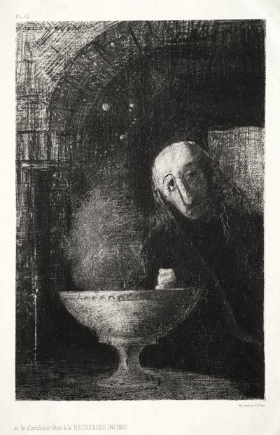 Ve Arayıcı Sonsuz Bir Aramaya Girdi by Odilon Redon