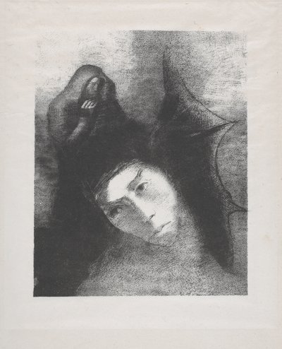Antoine: "Bütün bunların amacı ne?" by Odilon Redon