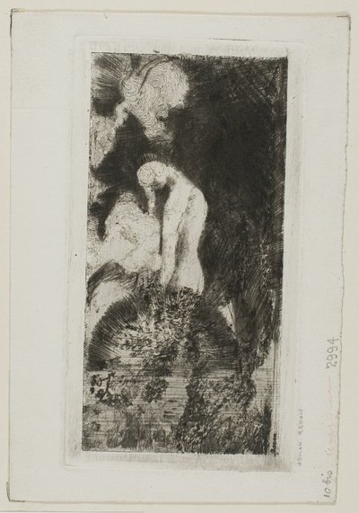 yüzücü by Odilon Redon