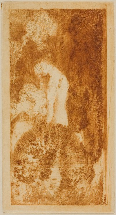yüzücü by Odilon Redon