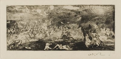 Savaş by Odilon Redon