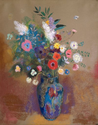Çiçek Buketi, c.1905 by Odilon Redon