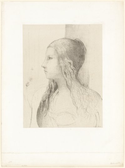 Brünnhilde (Tanrıların Alacakaranlığı) by Odilon Redon