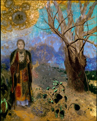 Buda (tuval üzerine yağlı boya by Odilon Redon