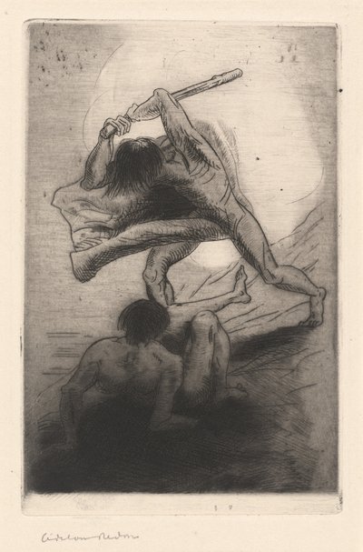 Kabil ve Habil by Odilon Redon