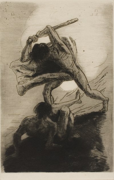 Kabil ve Habil by Odilon Redon