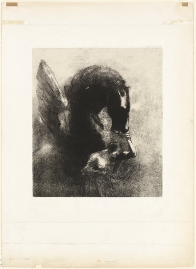 tutsak pegasus by Odilon Redon