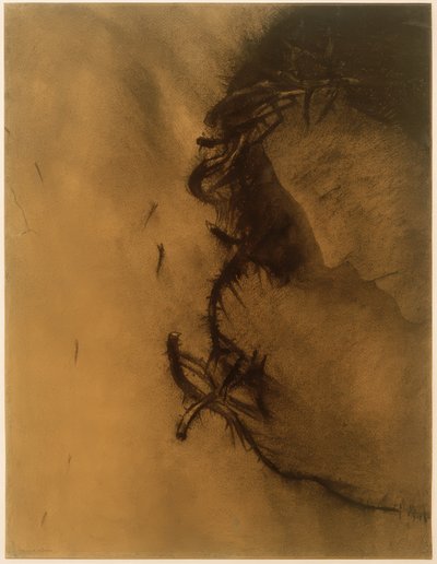 İsa (Dikenli Taç) by Odilon Redon