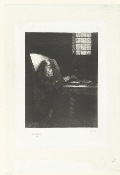 Okuyucu Le Liseur (nesne üzerine başlık) Rodolphe Bresdin