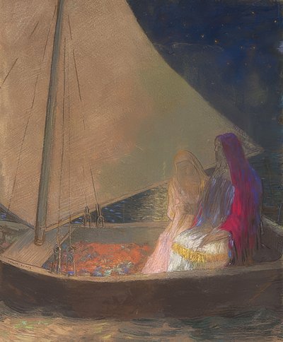 Bark. 1902 civarında by Odilon Redon