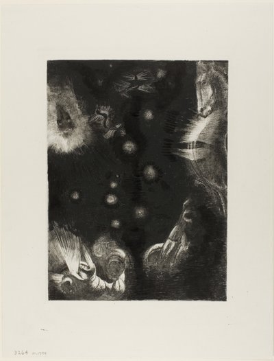 Okyanusun Ülkelerinde Farklı Halklar Yaşıyor, plaka 23 / 24 by Odilon Redon
