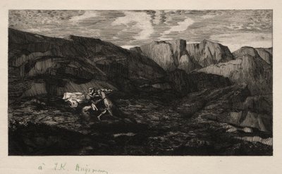 Korku, 1866. by Odilon Redon