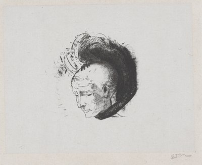 Andre Mellerio'nun 'Resimde İdealist Hareket' adlı eserinin ön parçası by Odilon Redon