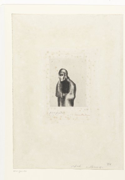 Kleine prelat Küçük Prelate (nesne üzerindeki başlık) by Odilon Redon