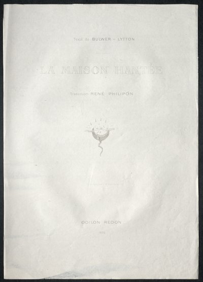Perili Ev, 1896. by Odilon Redon