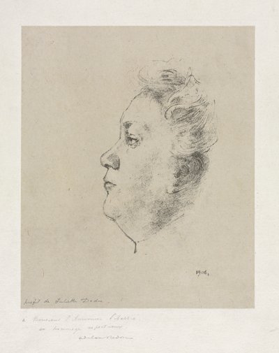 Bayan Juliette Dodu by Odilon Redon