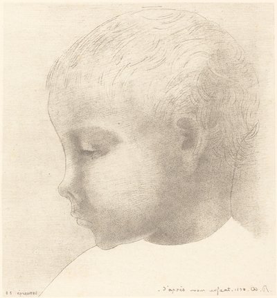 Mon Enfant (Çocuğum) by Odilon Redon
