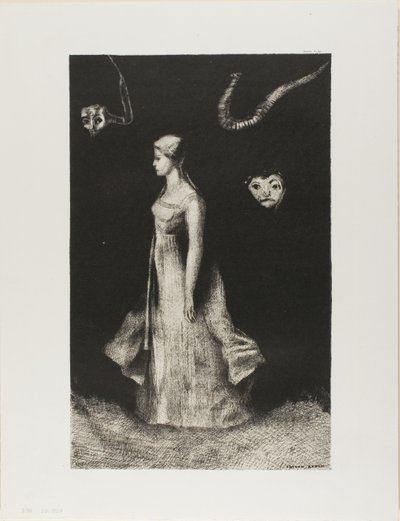 takıntı by Odilon Redon