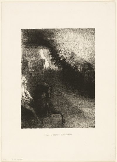 Ayaltı Dünyasının Hacısı, plaka 5 / 6 by Odilon Redon