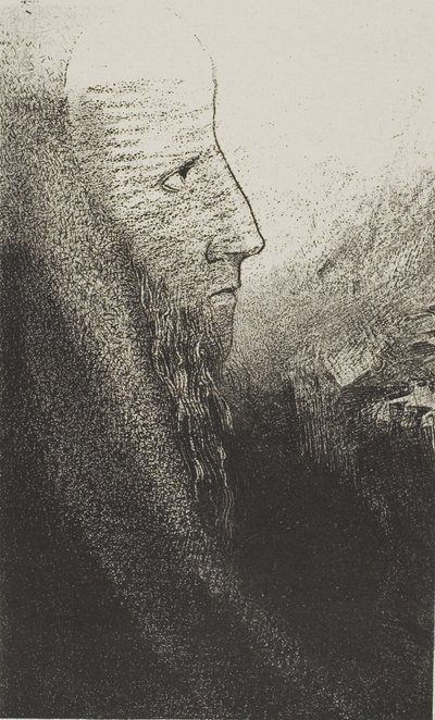 Aziz Anthony: "Bana yardım et, Tanrım!", plaka 2 / 24 by Odilon Redon