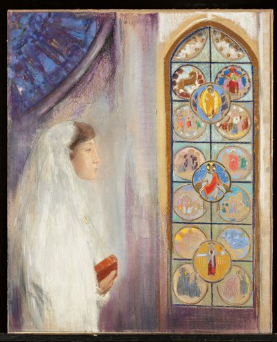 Simone Fayet cemaatte by Odilon Redon
