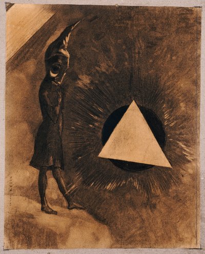 Souci d "Absolu.Philosophe, 1881 by Odilon Redon