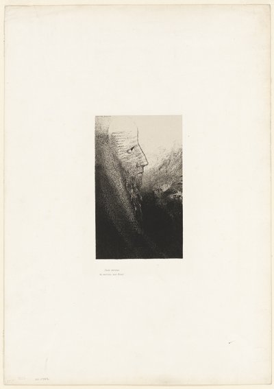 Aziz Anthony: "Bana yardım et, Tanrım!", plaka 2 / 24 by Odilon Redon