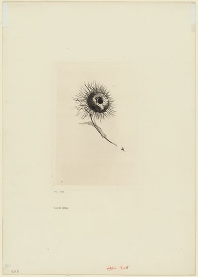 Kuyruk parçası, plaka 9 / 9 by Odilon Redon