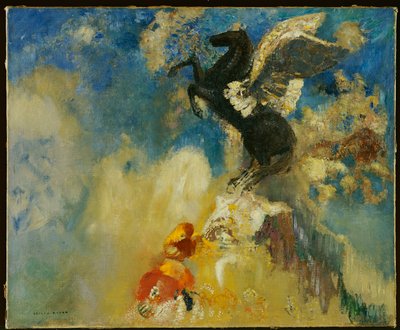 Kara Pegasus by Odilon Redon